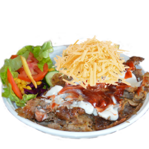 06d. Kebab Plato con Queso